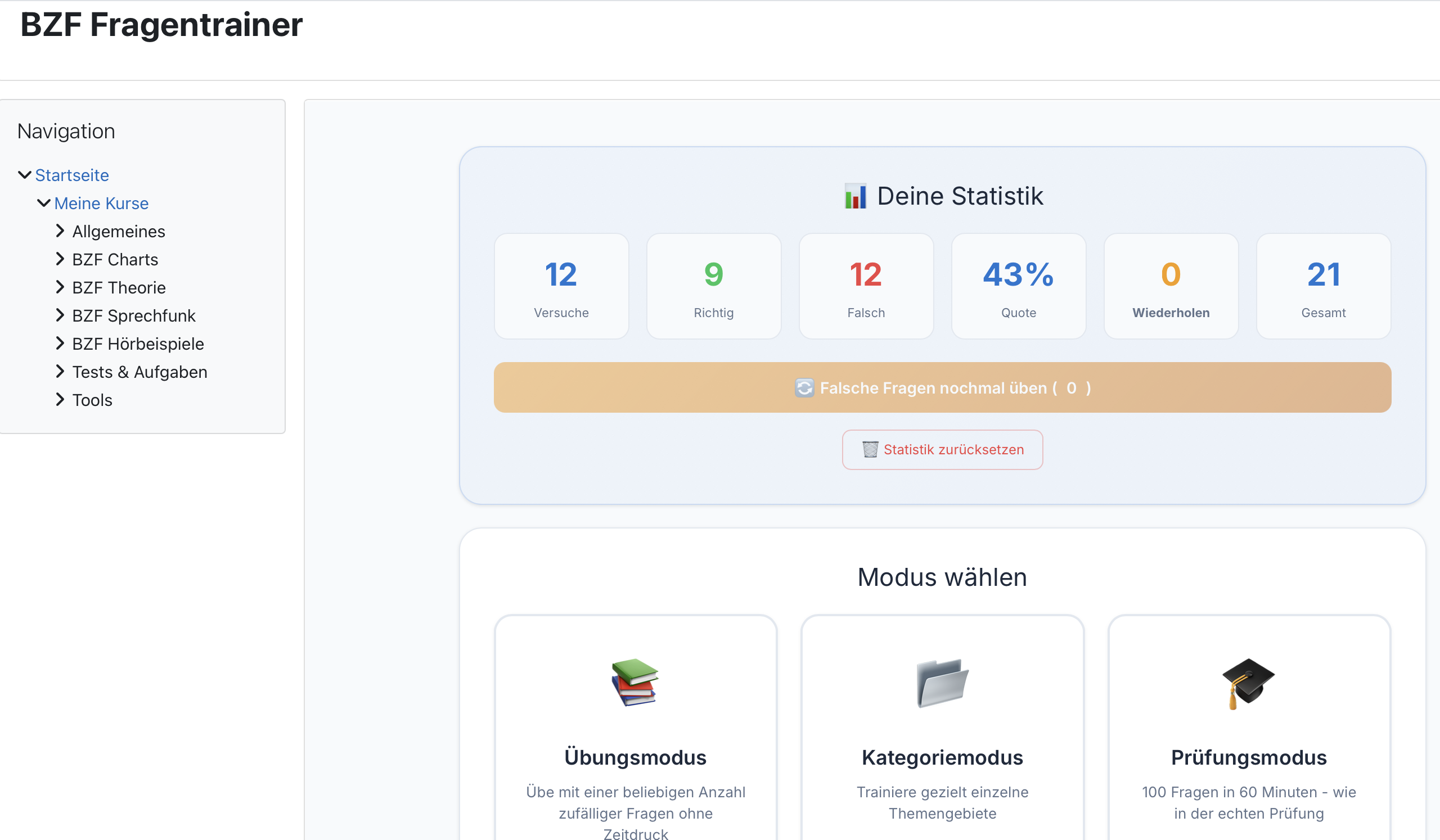 Fragentrainer Desktop